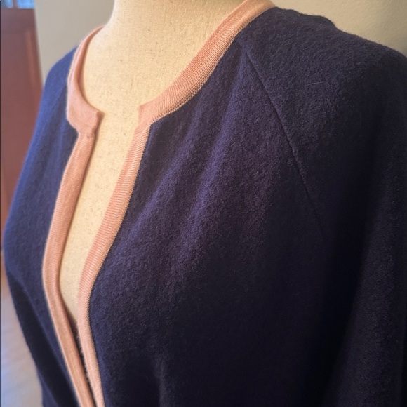 Boden Navy and Pink Cardigan Sweater - Picture 11 of 12